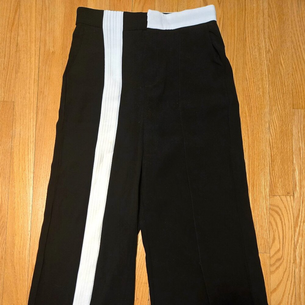 ShuZhi Fashion Women's stripped contrast casual trousers